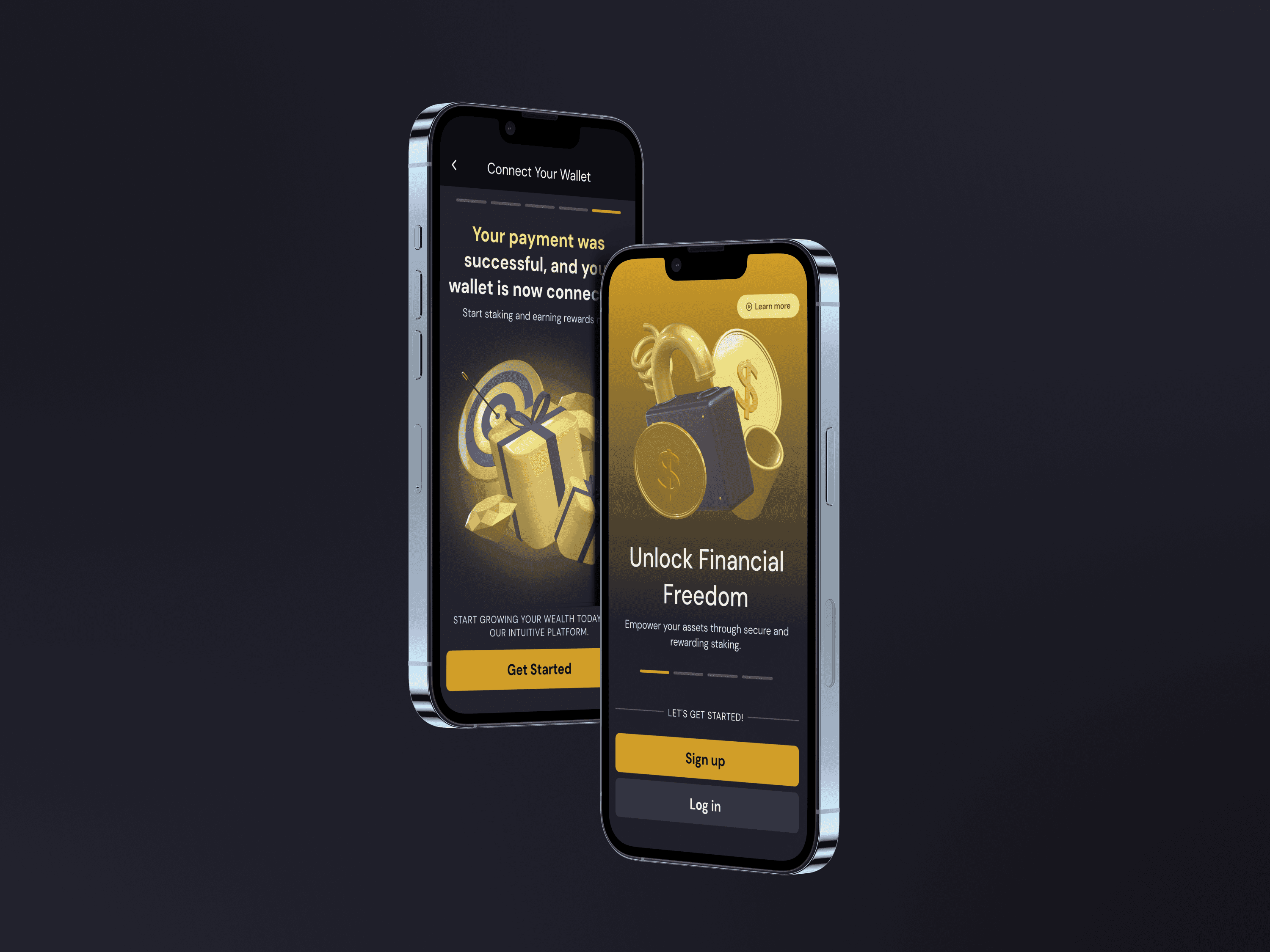 SonarX onboarding screen on a phone